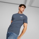 4k Puma 586669-61 Essentials Small Logo Men's -  Dark Night 